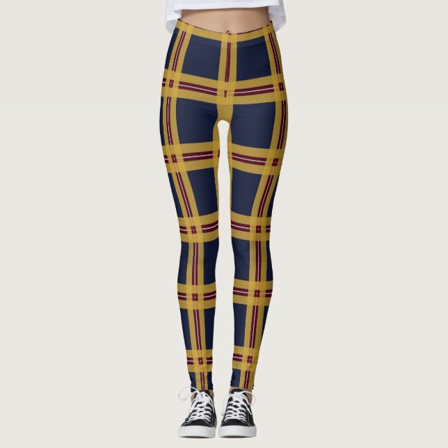 Norwich University Tartan Leggings (Front)