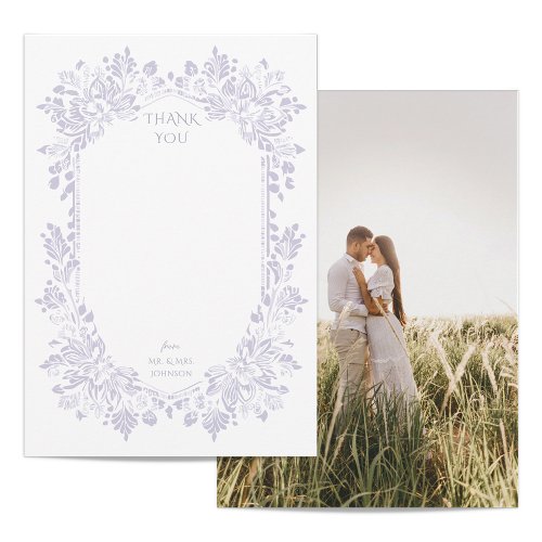 Norwich Wedding Flat Thank You Note Card