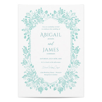 Norwich Wedding Invitation by origamiprints at Zazzle