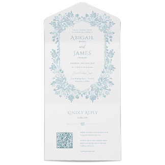 Norwich Wedding Invitation with RSVP Card