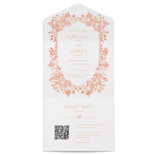Norwich Wedding Invitation with RSVP Card (Creator Uploaded)