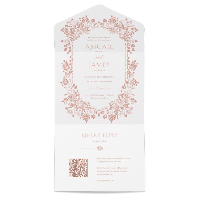 Norwich Wedding Invitation with RSVP Card (Creator Uploaded)