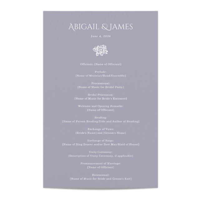 Norwich Wedding Program (Creator Uploaded)