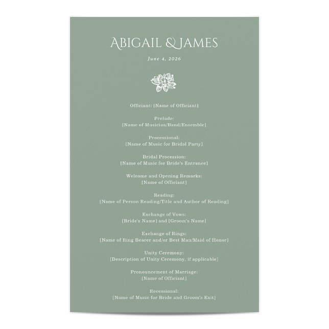Norwich Wedding Program (Creator Uploaded)