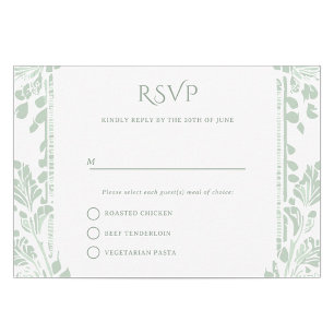 Norwich Wedding RSVP Cards