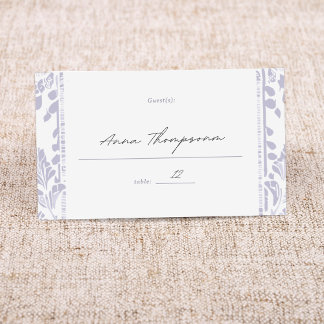 Norwich Wedding Table Placecard