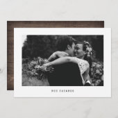 Nos Casamos - foto boda anuncio Spanish (Front/Back)