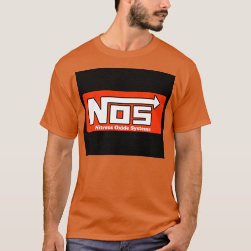 NOS Nitrous Oxide Systems Sticker Mask  T_Shirt
