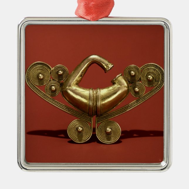 Nose Ornament, Tairona Culture Metal Ornament (Front)