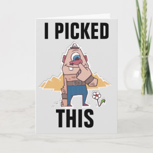 NOSE PICKER FUNNY BIRTHDAY CARDS