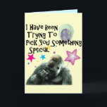 nose picking funny gorilla birthday card<br><div class="desc">This Funny nose picking Gorilla Humor Birthday Gift is perfect for any birthday star who has a great sense of humor! We know you picked REAL hard!! LOL</div>