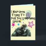 nose picking funny gorilla birthday card<br><div class="desc">This Funny nose picking Gorilla Humor Birthday Gift is perfect for any birthday star who has a great sense of humor! We know you picked REAL hard!! LOL</div>