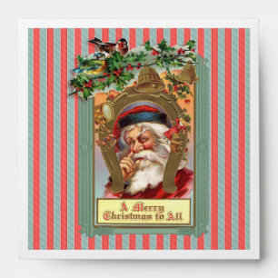 Nose picking Santa Envelope