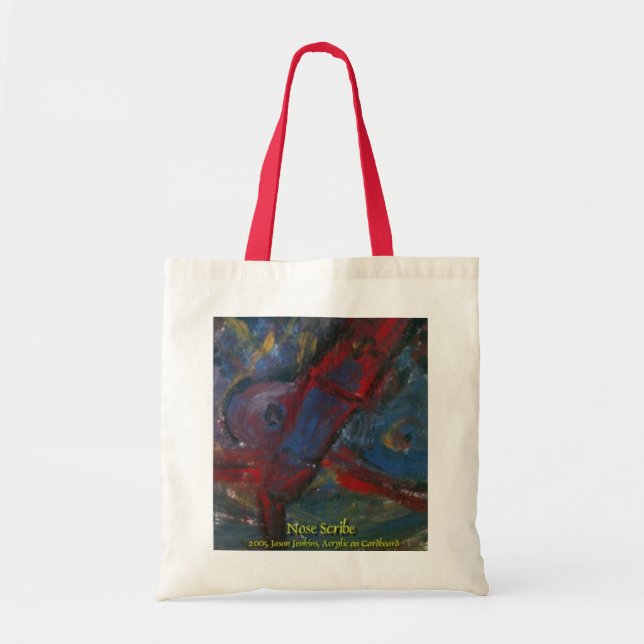 Nose Scribe Tote Bag (Front)