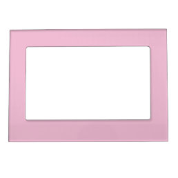 Nosegay Light Pink Solid Color Print, Blush Magnetic Frame