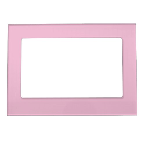 Nosegay Light Pink Solid Color Print Blush Magnetic Frame