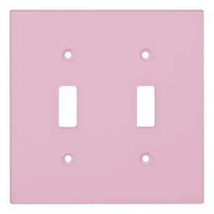 Nosegay Light Pink Solid Color Print, Blush Switch Cover