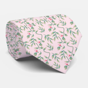 Nosegay Pink Wedding Keepsake Neck Tie