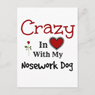Nosework Dog Postcard