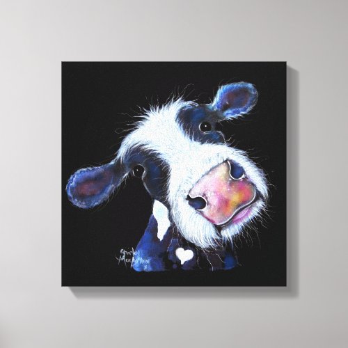 NoSeY CoW  BeRTHa BeeTRooT  BY SHiRLeY MacARTHuR Canvas Print