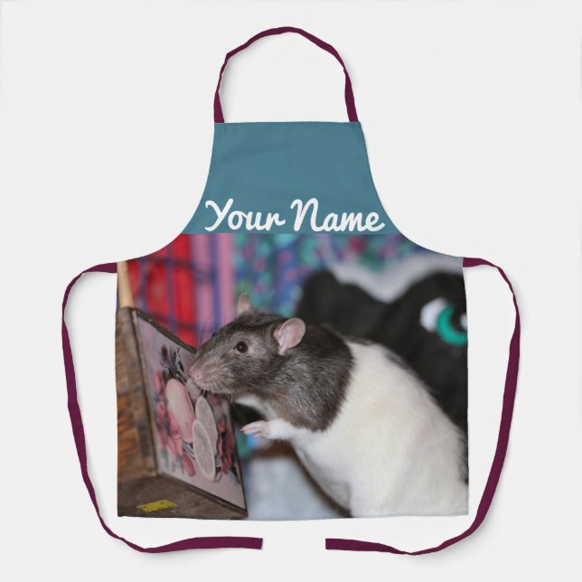 Nosey rat apron (Front)