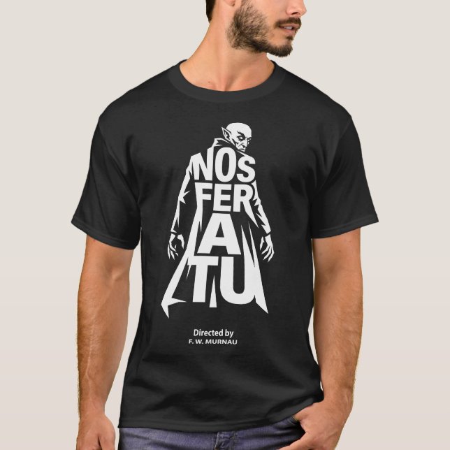 Nosferatu 1922 F.W. Murnau Count Orlok Silent Film T-Shirt (Front)