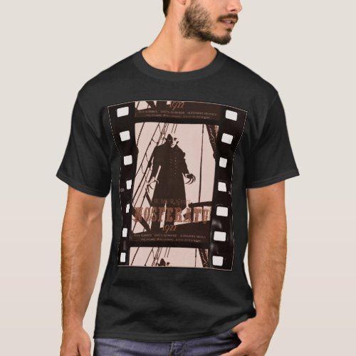 Nosferatu 1922 Filmstrip T_Shirt
