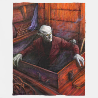 Nosferatu Demeter Full Scene Fleece Blanket
