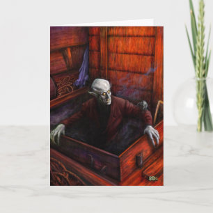 Nosferatu Demeter Full Scene Greeting Card