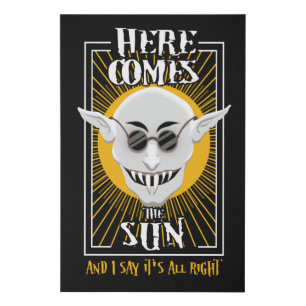 Nosferatu Faux Canvas Print
