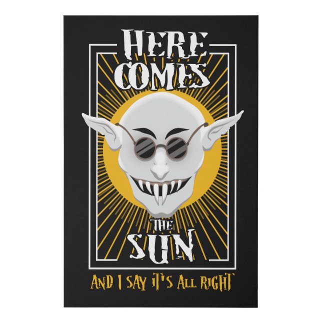Nosferatu Faux Canvas Print (Front)