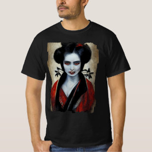 Nosferatu Geisha Portrait Of A Vampire T-Shirt