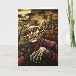 Nosferatu Halloween Card
