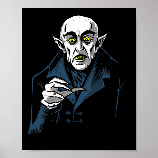 Nosferatu Halloween Vampire Horror Dracula  Poster (Front)