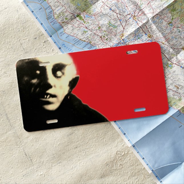 Nosferatu License Plate (In Situ)