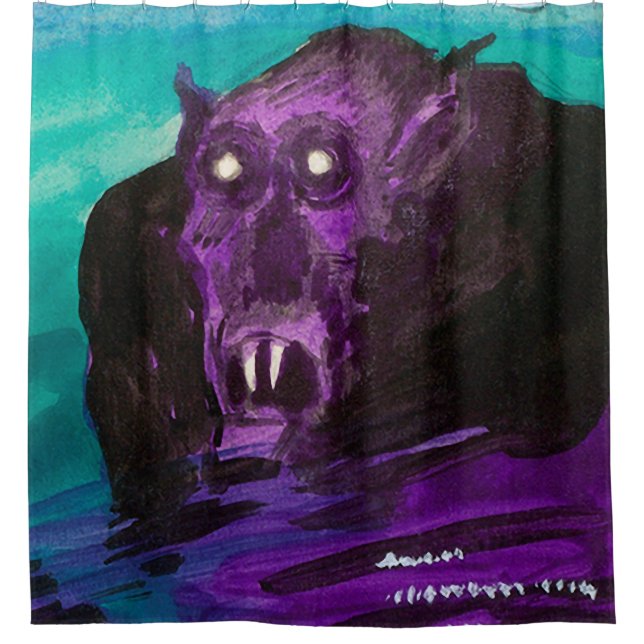 Nosferatu Movie Poster Shower Curtain (Front)