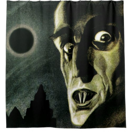 Nosferatu Movie Poster Shower Curtain
