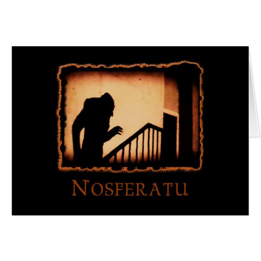 Nosferatu Scary Vampire Products Cards (Front Horizontal)