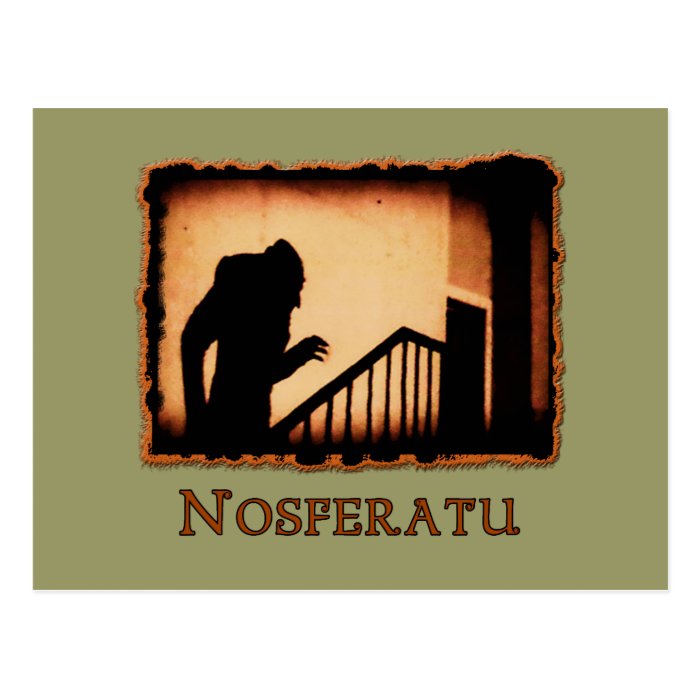 Nosferatu Scary Vampire Products Post Card