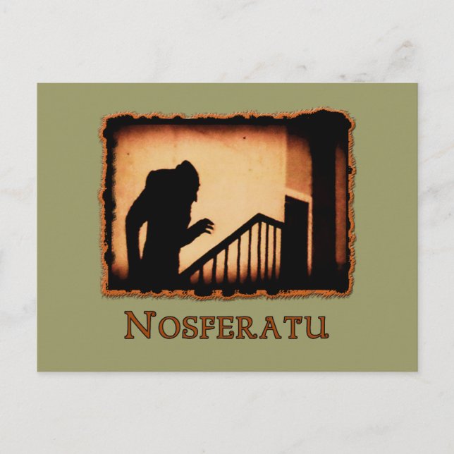 Nosferatu Scary Vampire Products Postcard (Front)