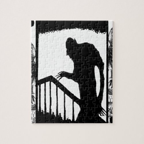 Nosferatu_shadow on the stairs jigsaw puzzle