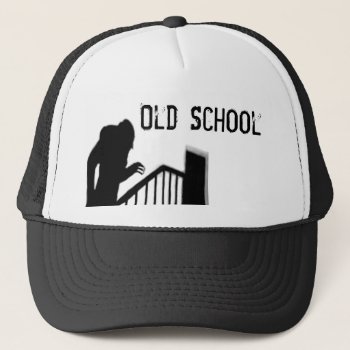 Nosferatu Silhouette Old School Hat by BloodSuckingGeek at Zazzle