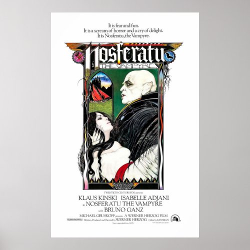 Nosferatu the Vampyre  Vintage Movie Poster