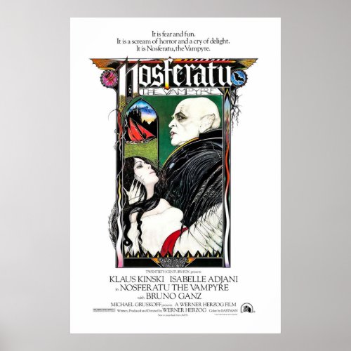 Nosferatu the Vampyre  Vintage Movie Poster