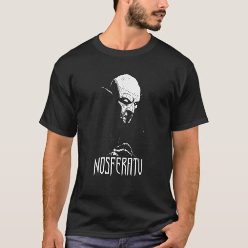 Nosferatu Vampire Classic Horror Flick Dracula Wh T_Shirt