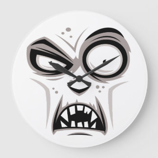Nosferatu Vampire Face Large Clock