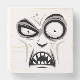 Nosferatu Vampire Face Wooden Box Sign