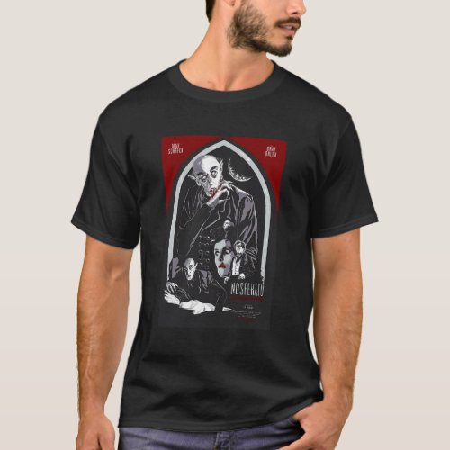 Nosferatu Vampire Halloween Horror Sci Fi Goth Blo T_Shirt
