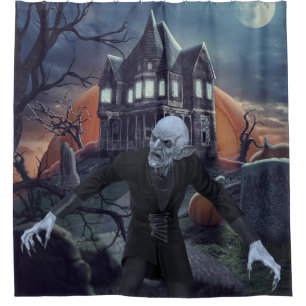 Nosferatu Vampire Horror Shower Curtain