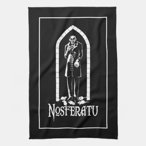 Nosferatu Vampire Kitchen Towel